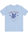 Cattle Patrol - Front Print - Unisex Jersey Short Sleeve Vintage-Style Herding Dog Graphic Tee