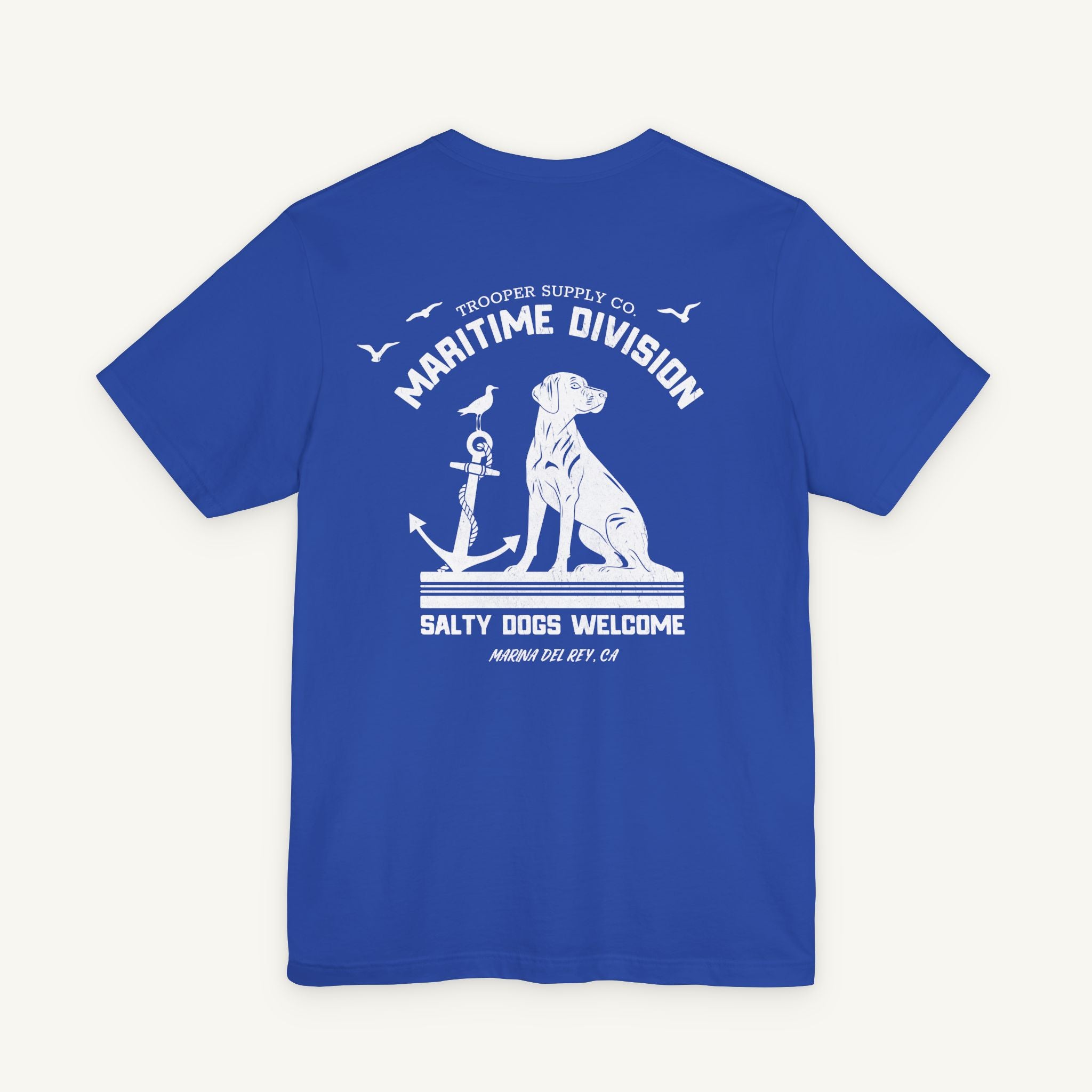 Salty Dogs Welcome - Canine Graphic Tee - Unisex Short Sleeve