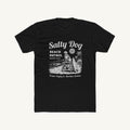 Salty Dog Beach Patrol T-Shirt — Vintage Surf Dog Graphic Tee