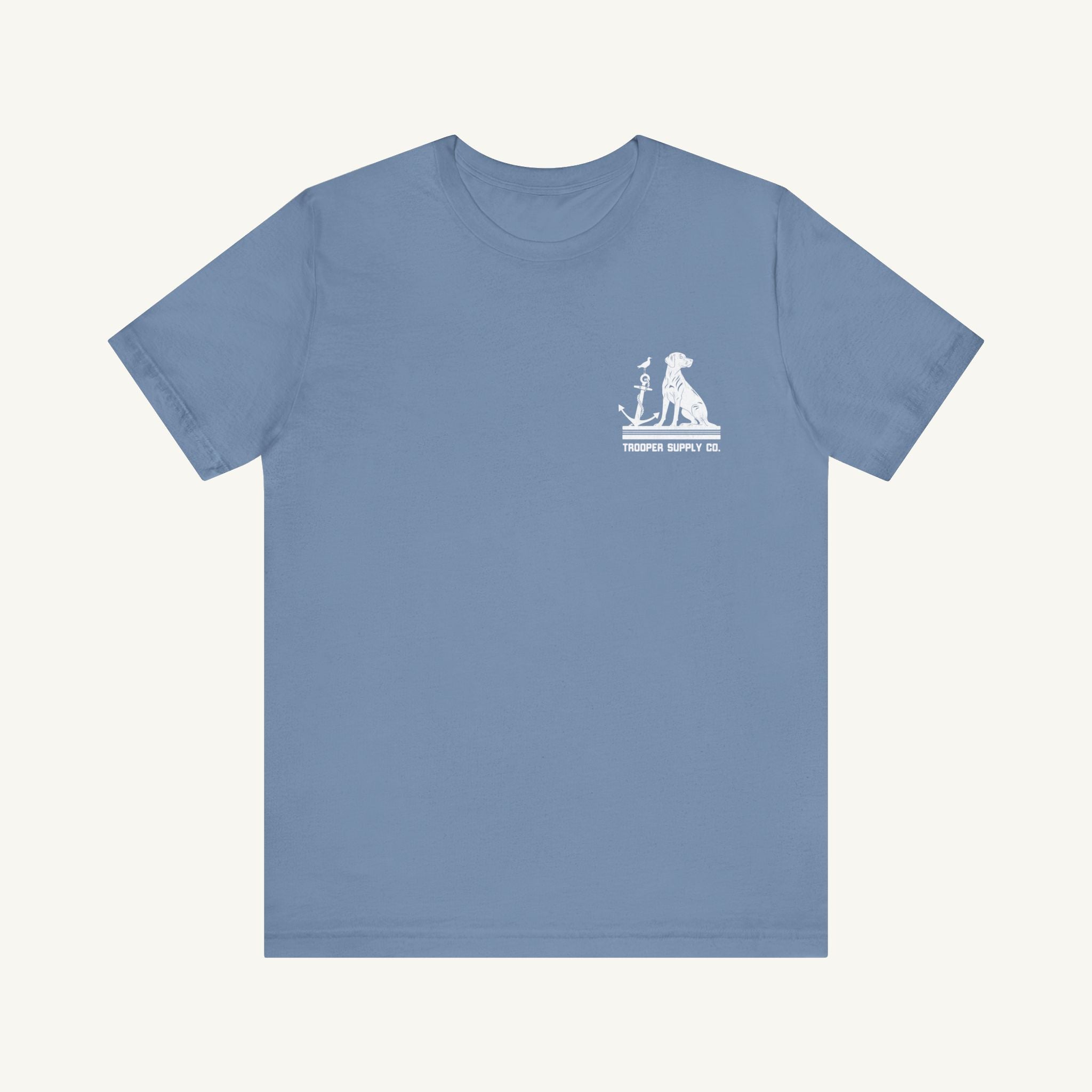 Salty Dogs Welcome - Canine Graphic Tee - Unisex Short Sleeve