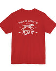 Run It - Unisex Jersey Short Sleeve Vintage Dog Graphic Tee