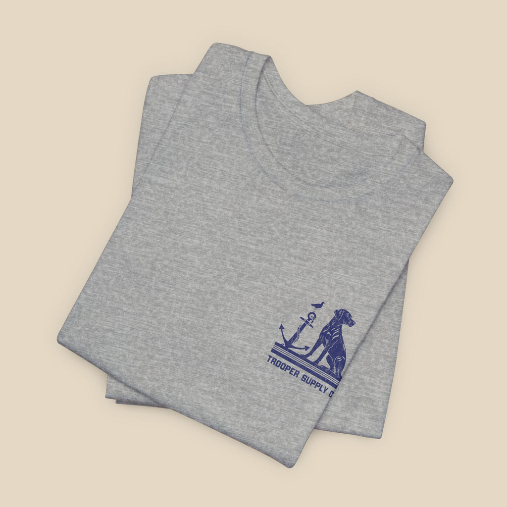 Salty Dogs Welcome - Canine Graphic Tee - Unisex Short Sleeve
