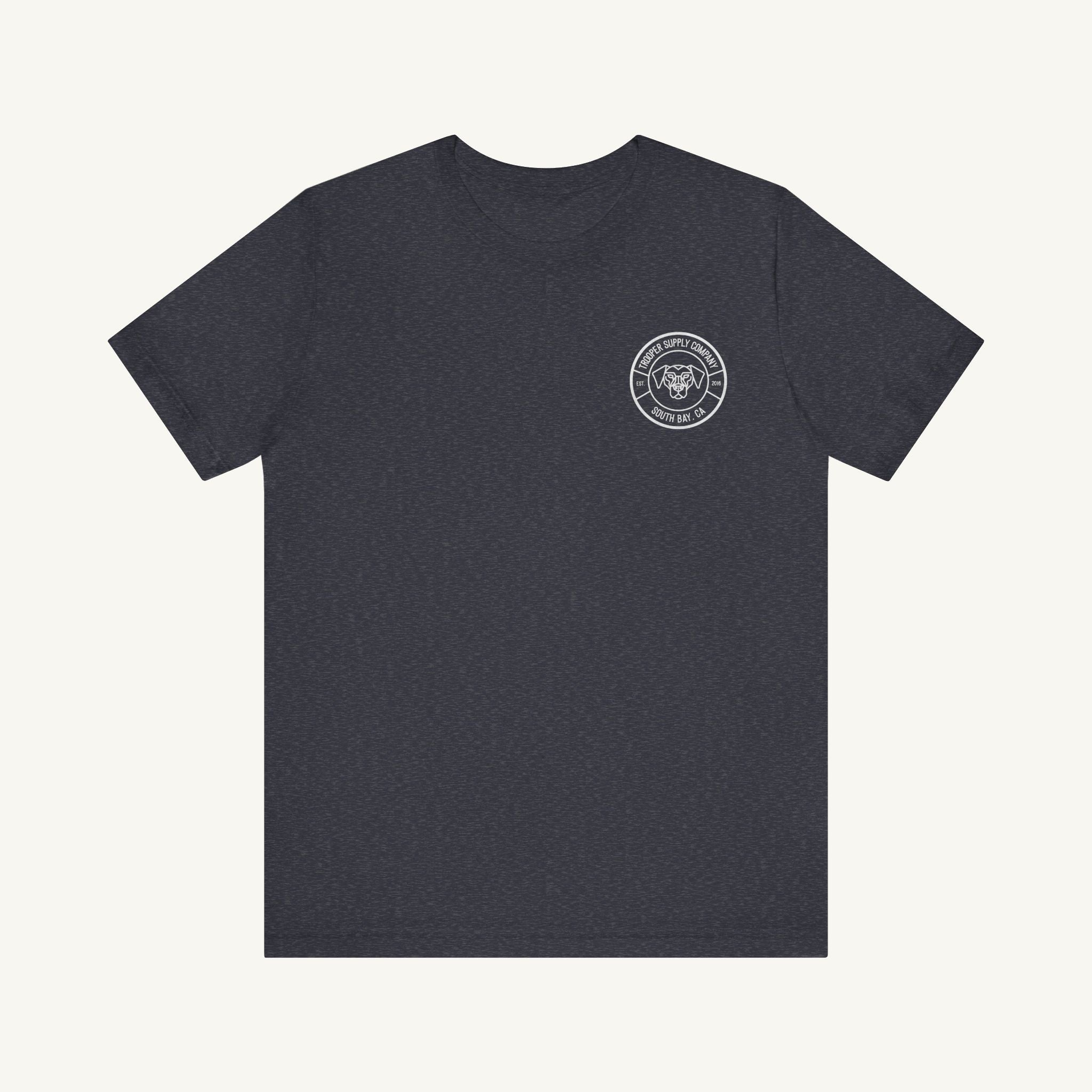 Trooper Supply Co. Logo Tee — South Bay Dog Graphic T-Shirt