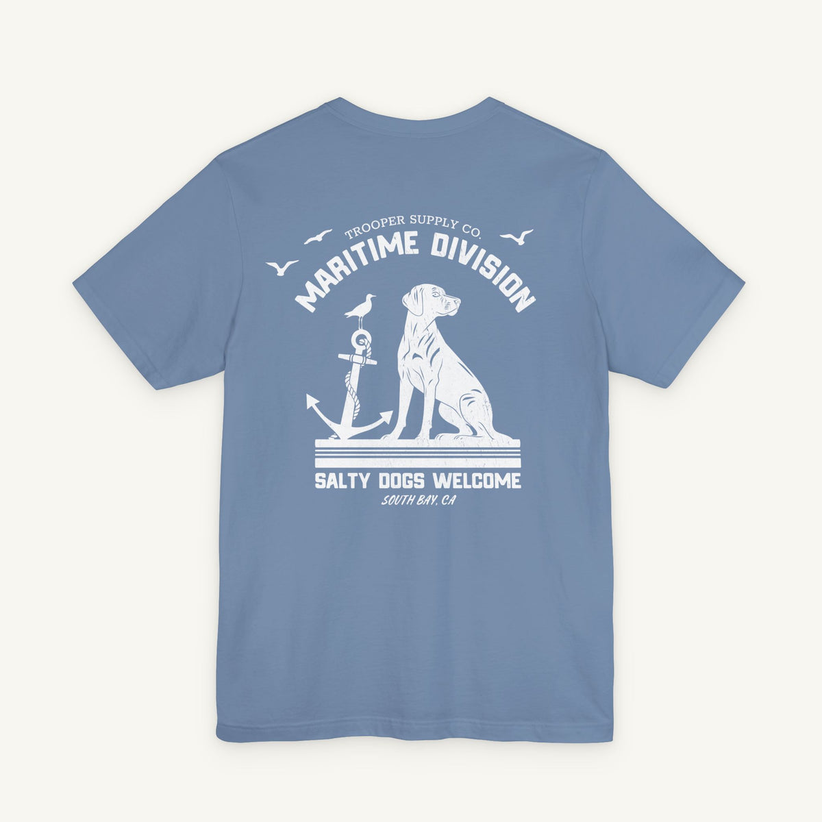 Salty Dogs Welcome - Canine Graphic Tee - Unisex Short Sleeve