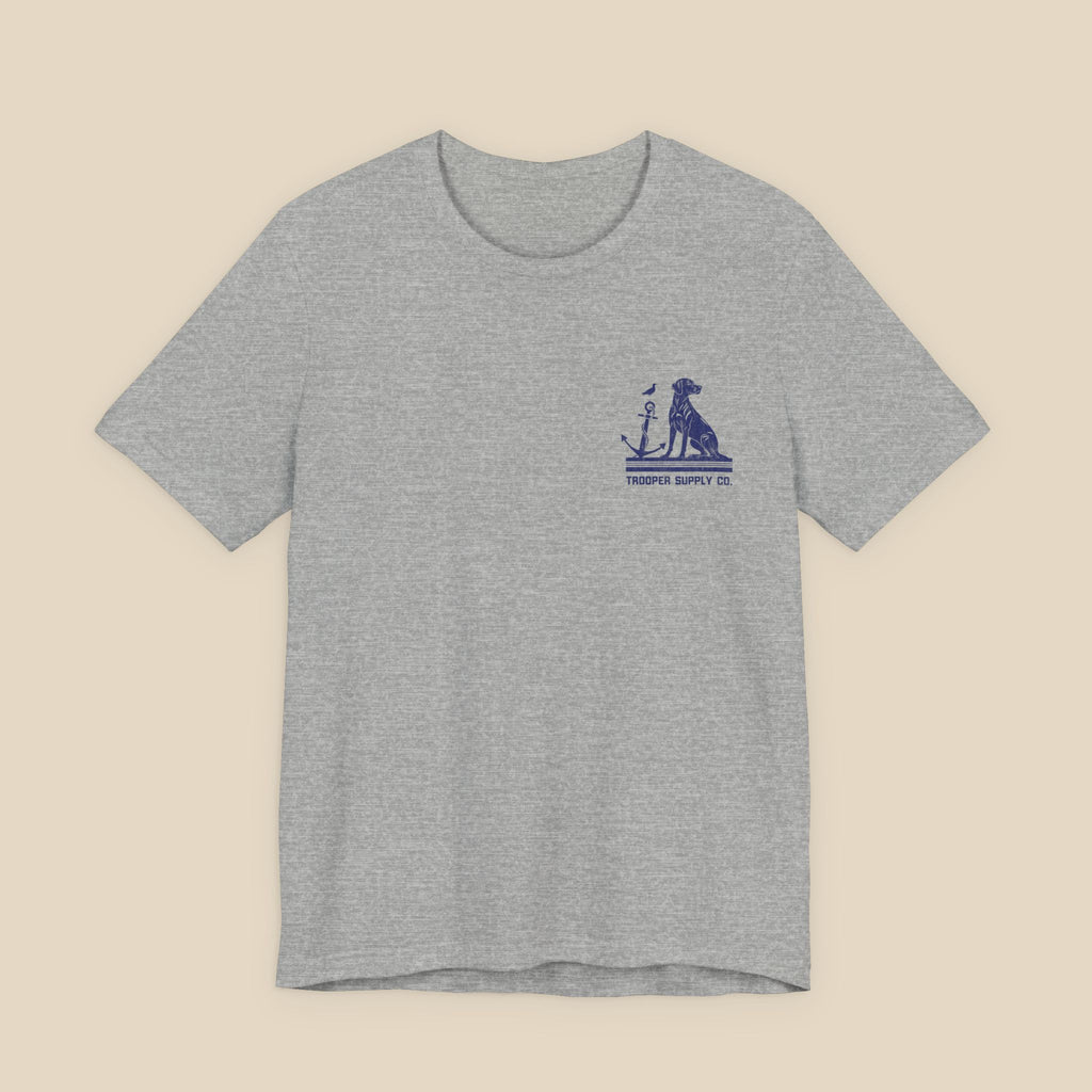 Salty Dogs Welcome - Canine Graphic Tee - Unisex Short Sleeve