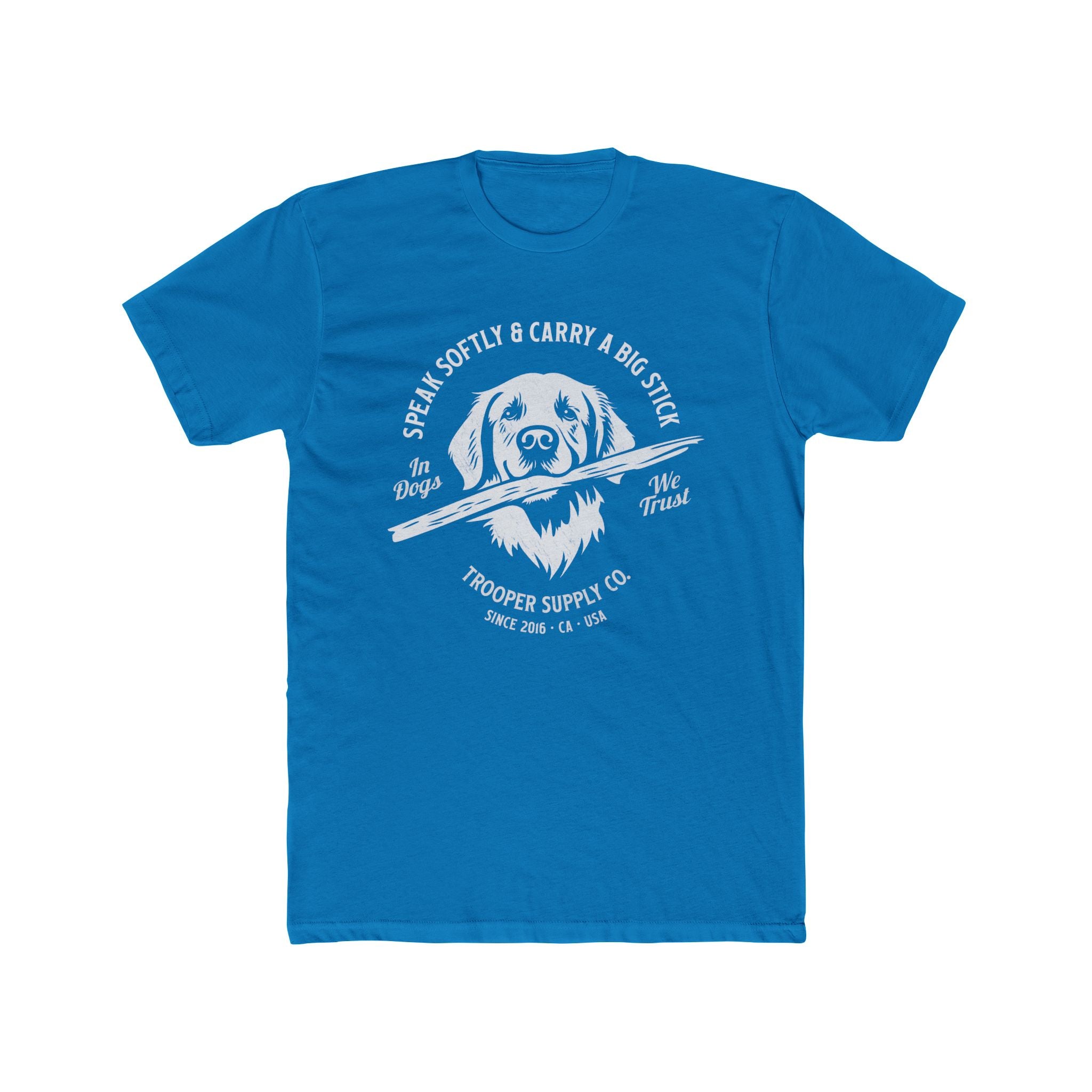 Golden Retriever Tee - Speak Softly and Carry A Big Stick