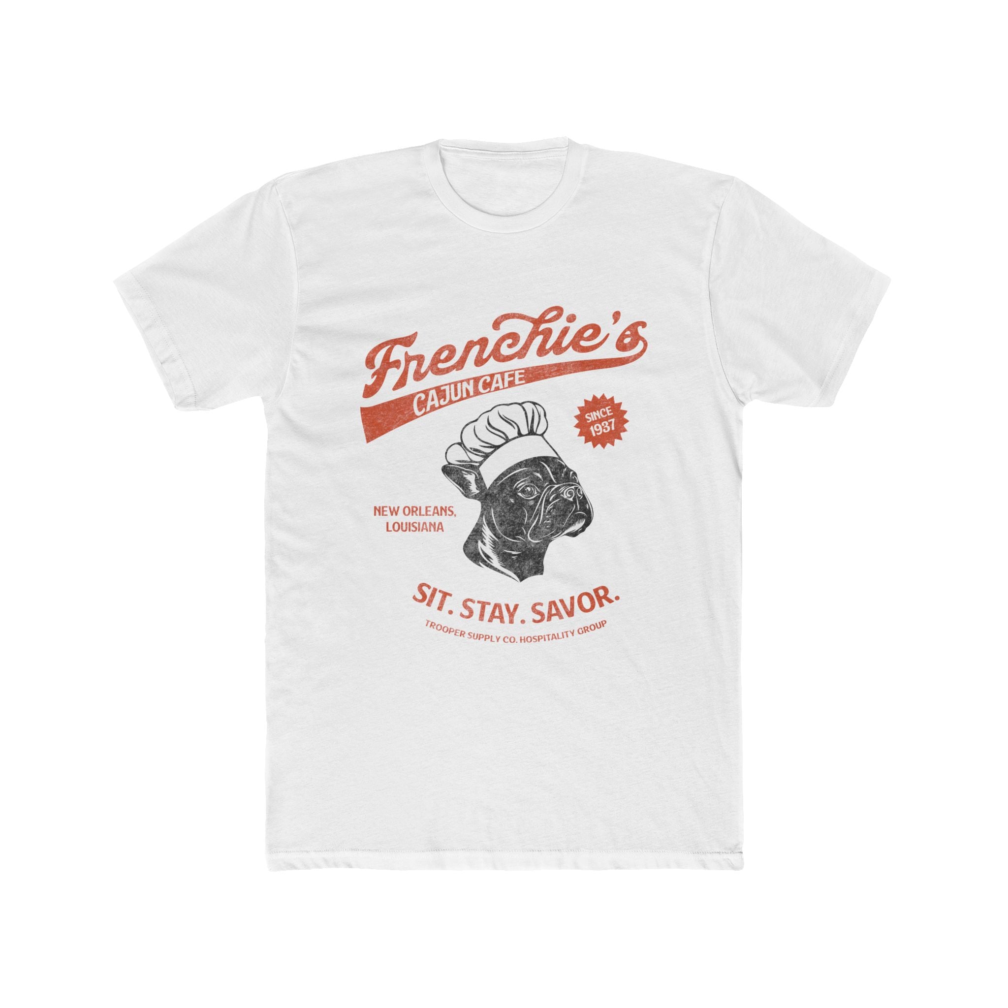 French Bulldog Tee - Frenchie's Cajun Cafe