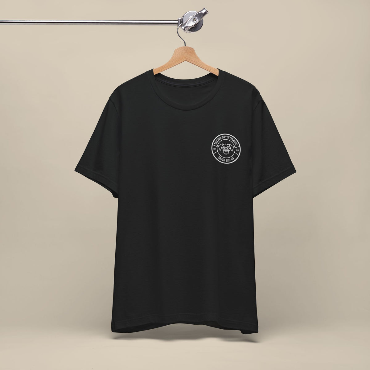 Trooper Supply Co. Logo Tee — South Bay Dog Graphic T-Shirt