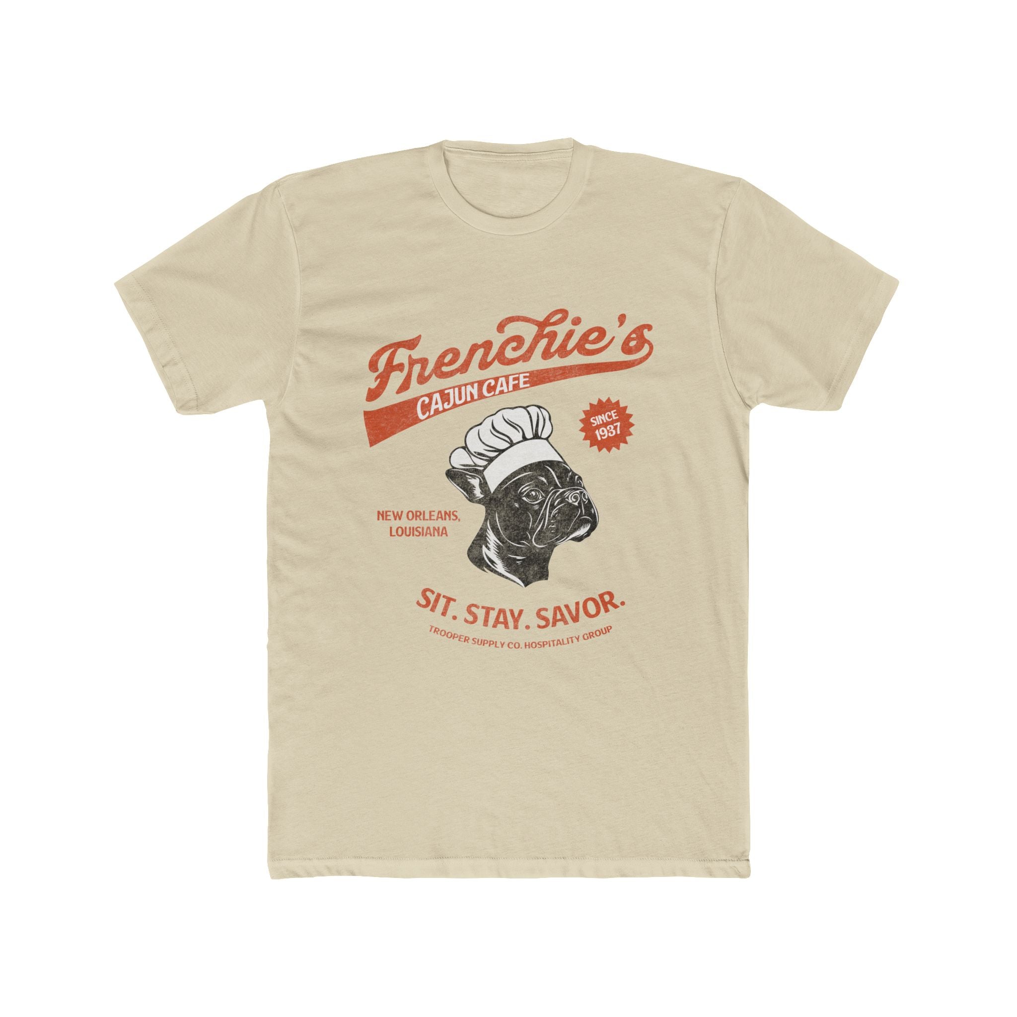 French Bulldog Tee - Frenchie's Cajun Cafe