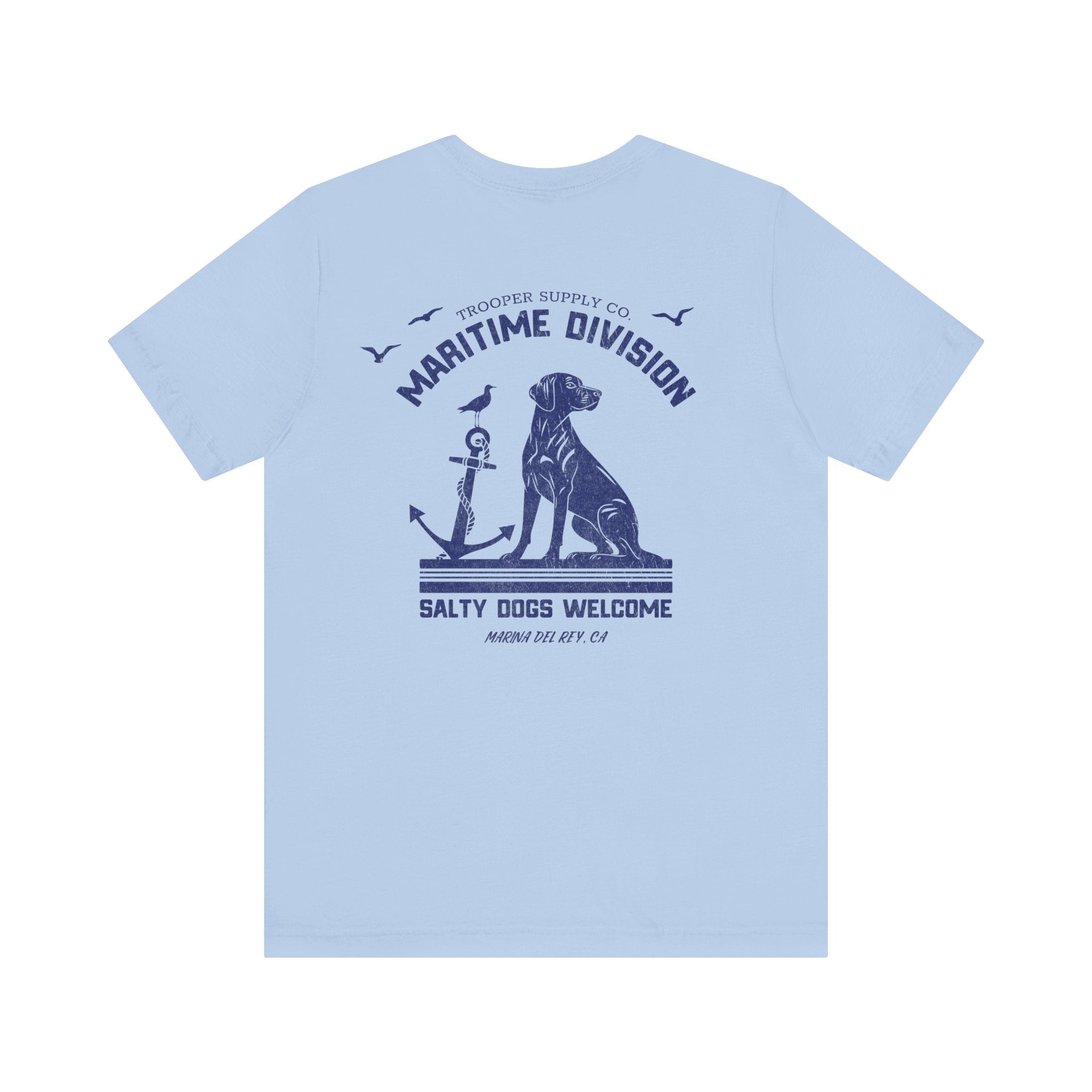 Salty Dogs Welcome - Canine Graphic Tee - Unisex Short Sleeve