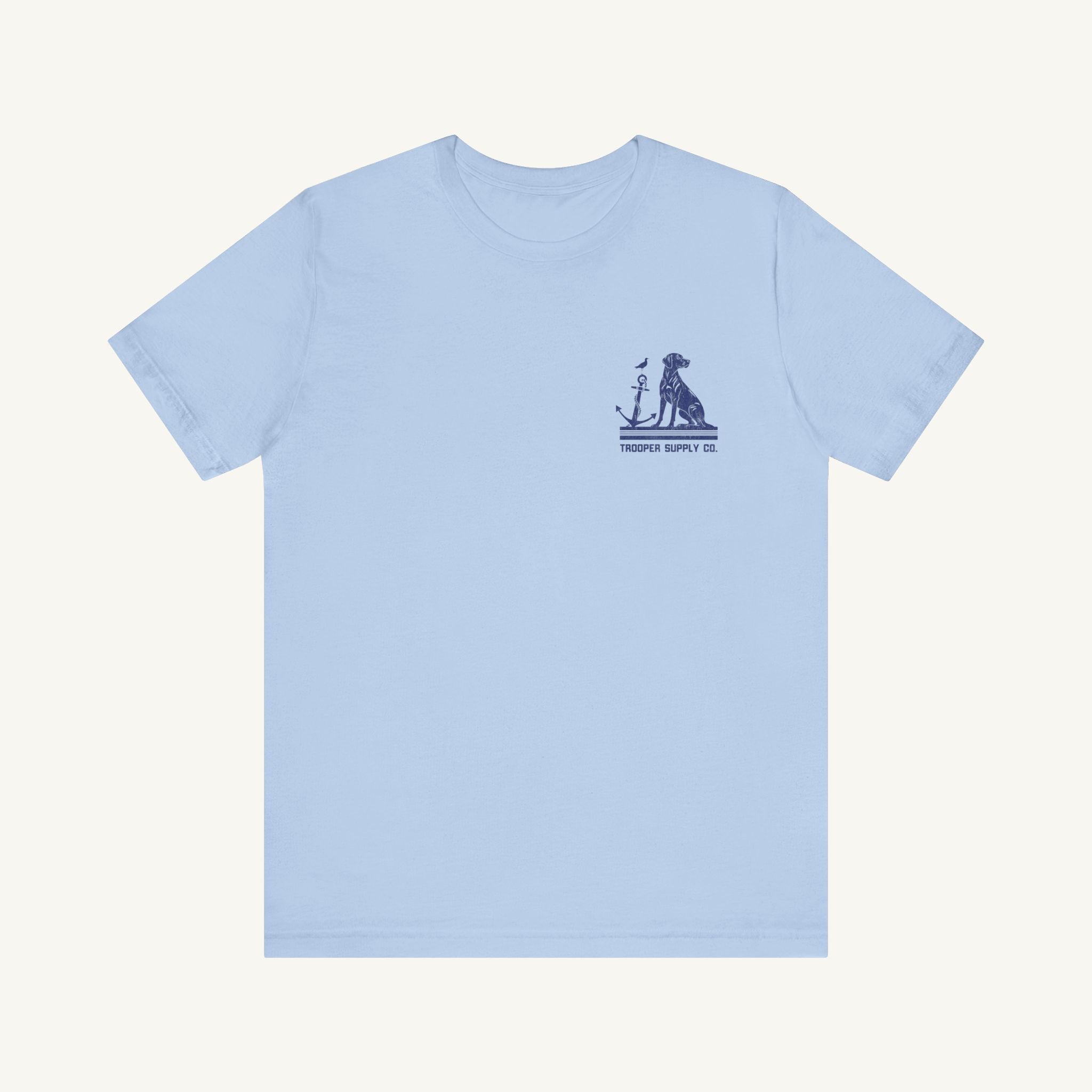 Salty Dogs Welcome - Canine Graphic Tee - Unisex Short Sleeve