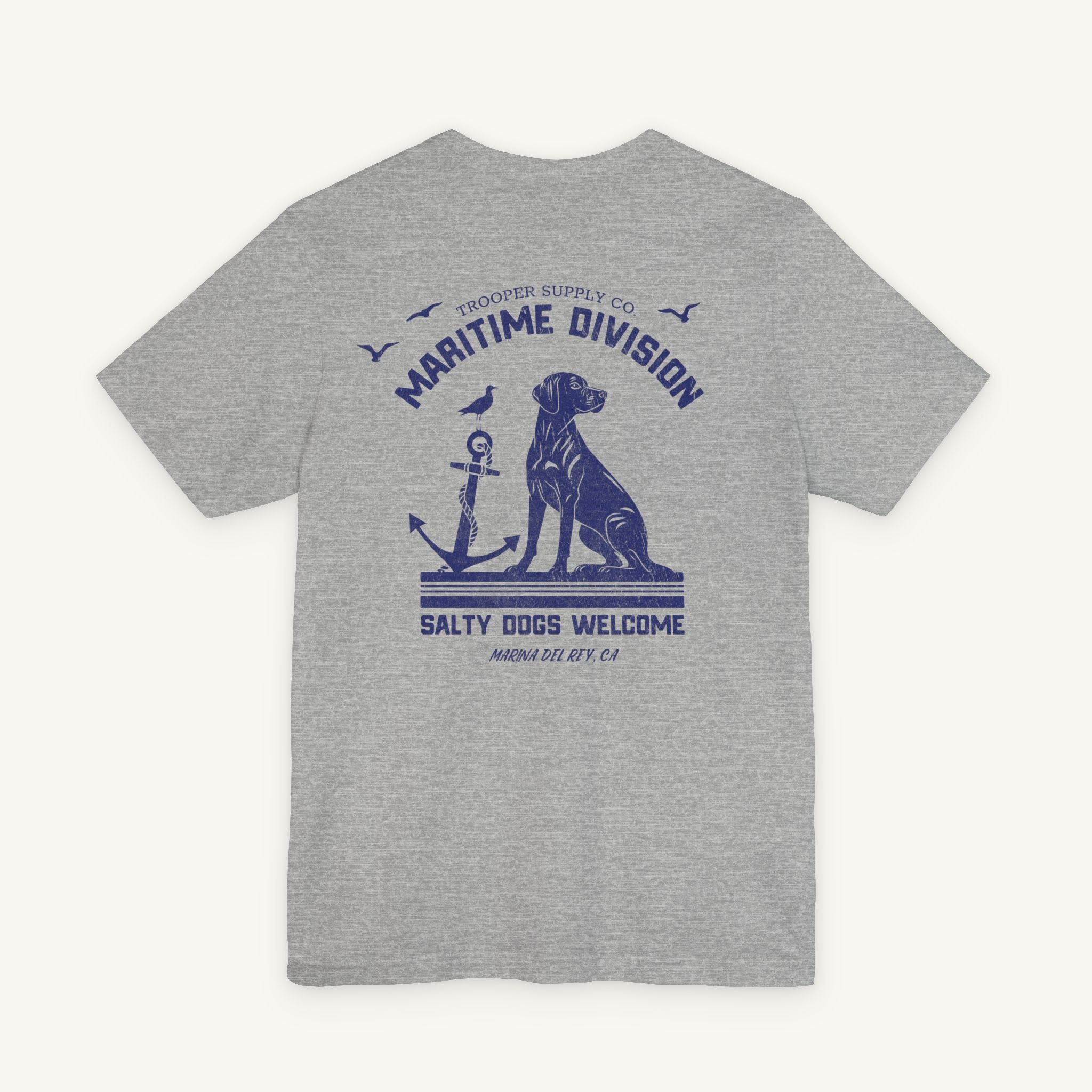 Salty Dogs Welcome - Canine Graphic Tee - Unisex Short Sleeve