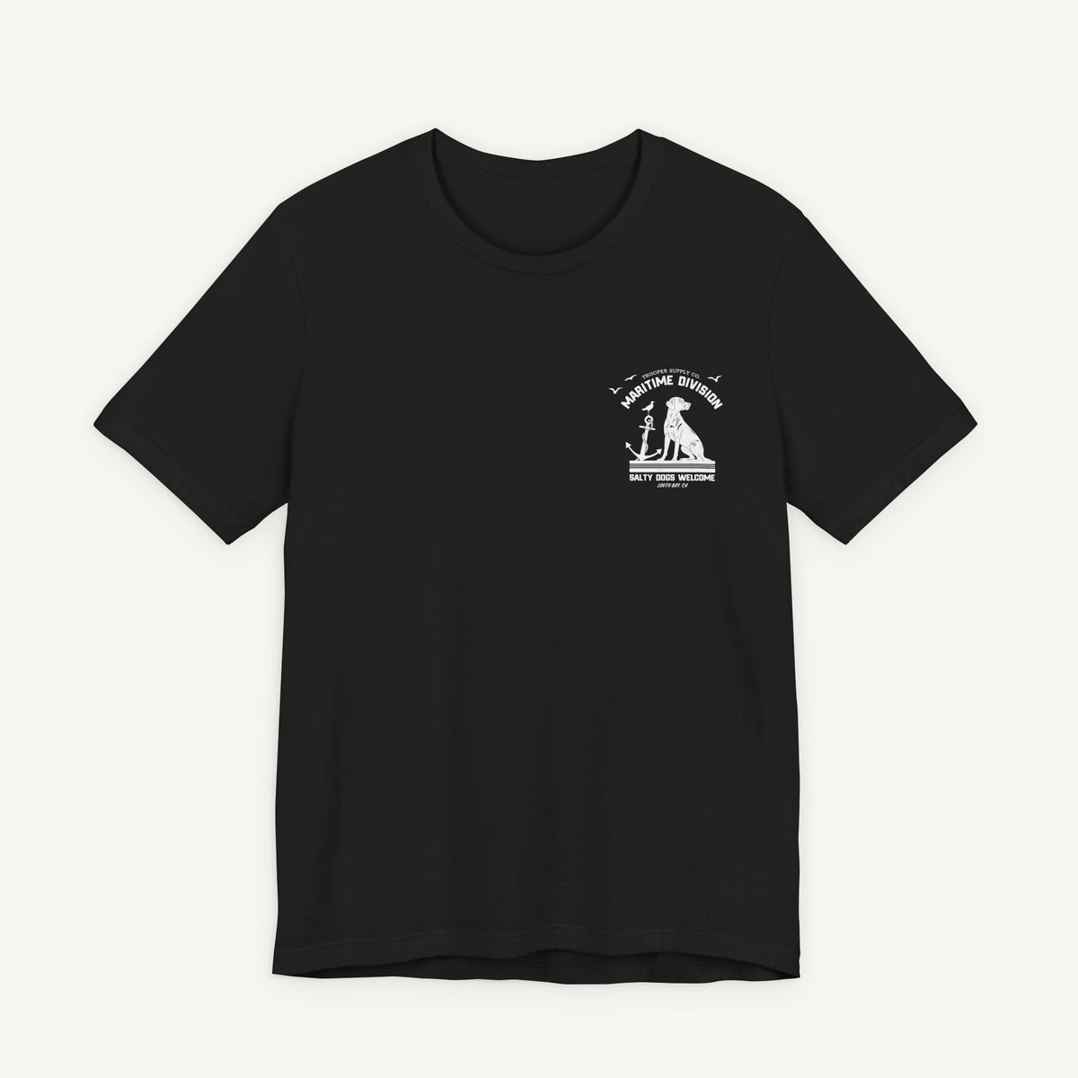Salty Dogs Welcome - Canine Graphic Tee - Unisex Short Sleeve