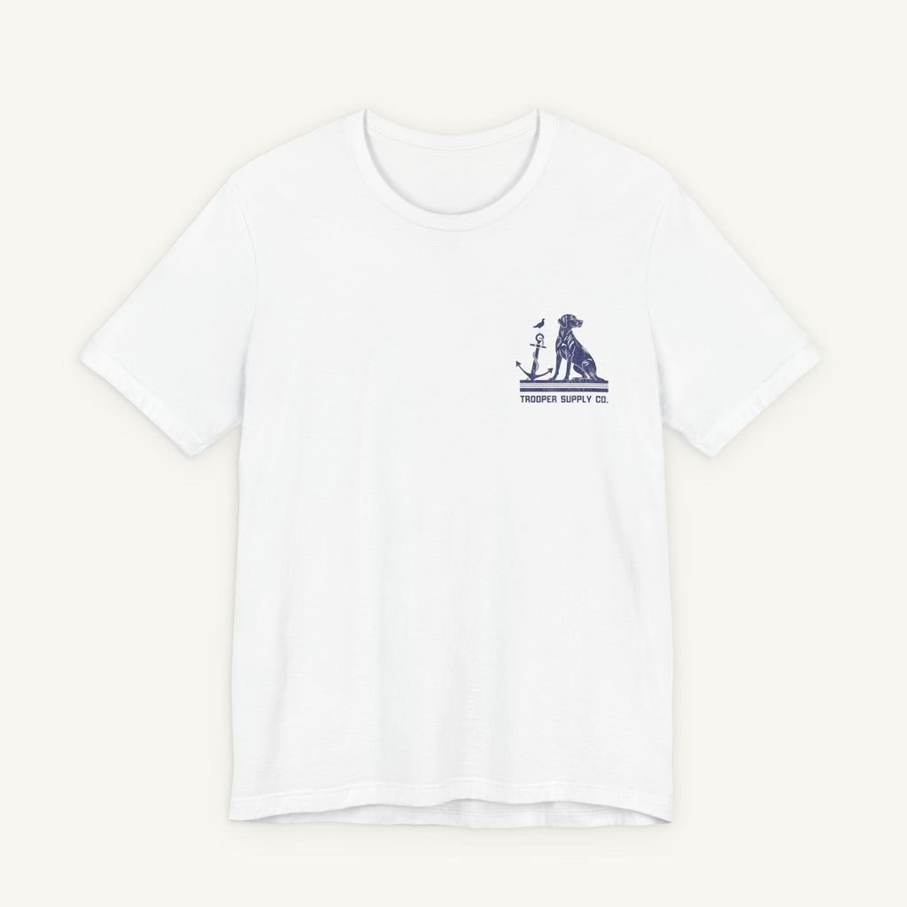 Salty Dogs Welcome - Canine Graphic Tee - Unisex Short Sleeve