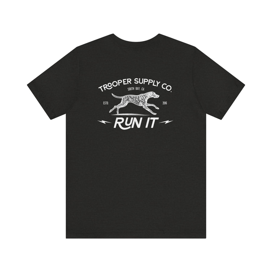 Run It - Unisex Jersey Short Sleeve Vintage Dog Graphic Tee