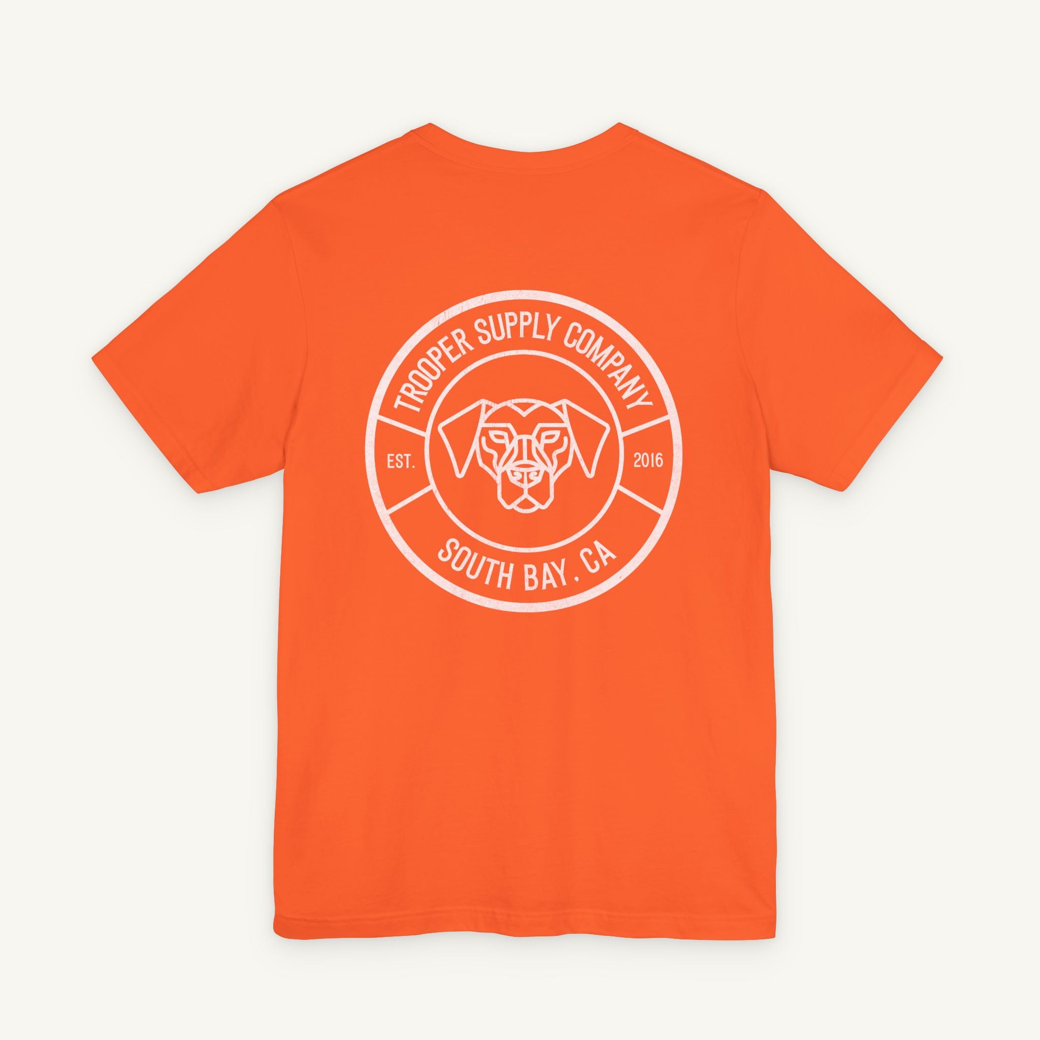 Trooper Supply Co. Logo Tee — South Bay Dog Graphic T-Shirt