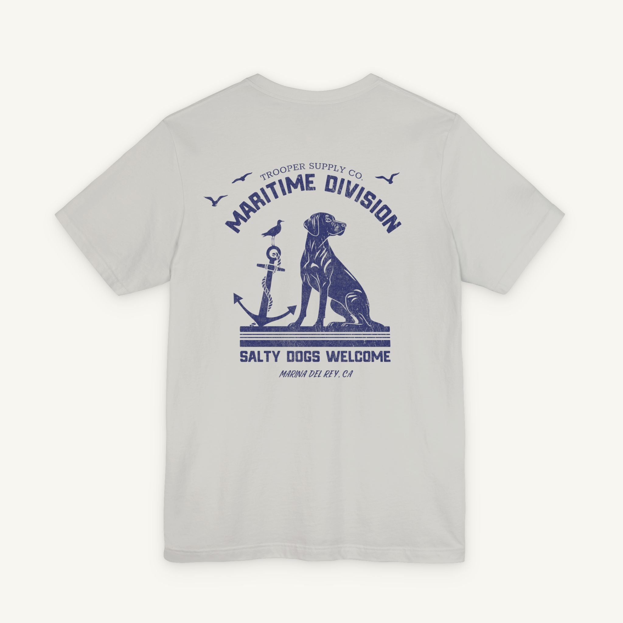 Salty Dogs Welcome - Canine Graphic Tee - Unisex Short Sleeve