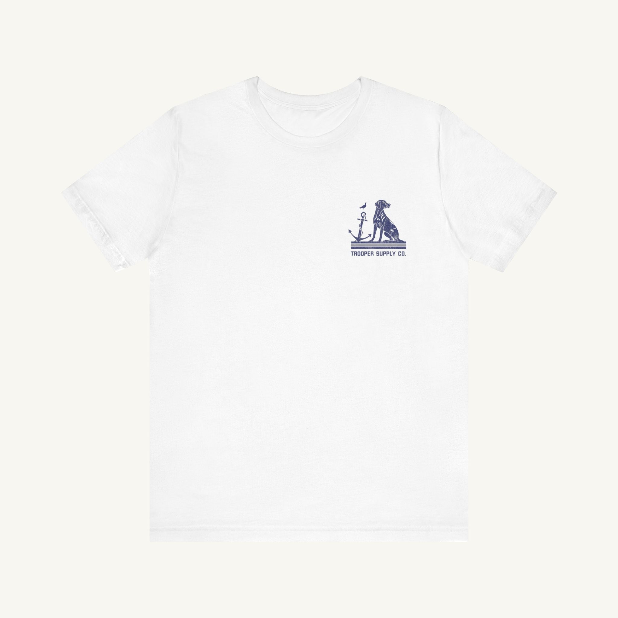 Salty Dogs Welcome - Canine Graphic Tee - Unisex Short Sleeve