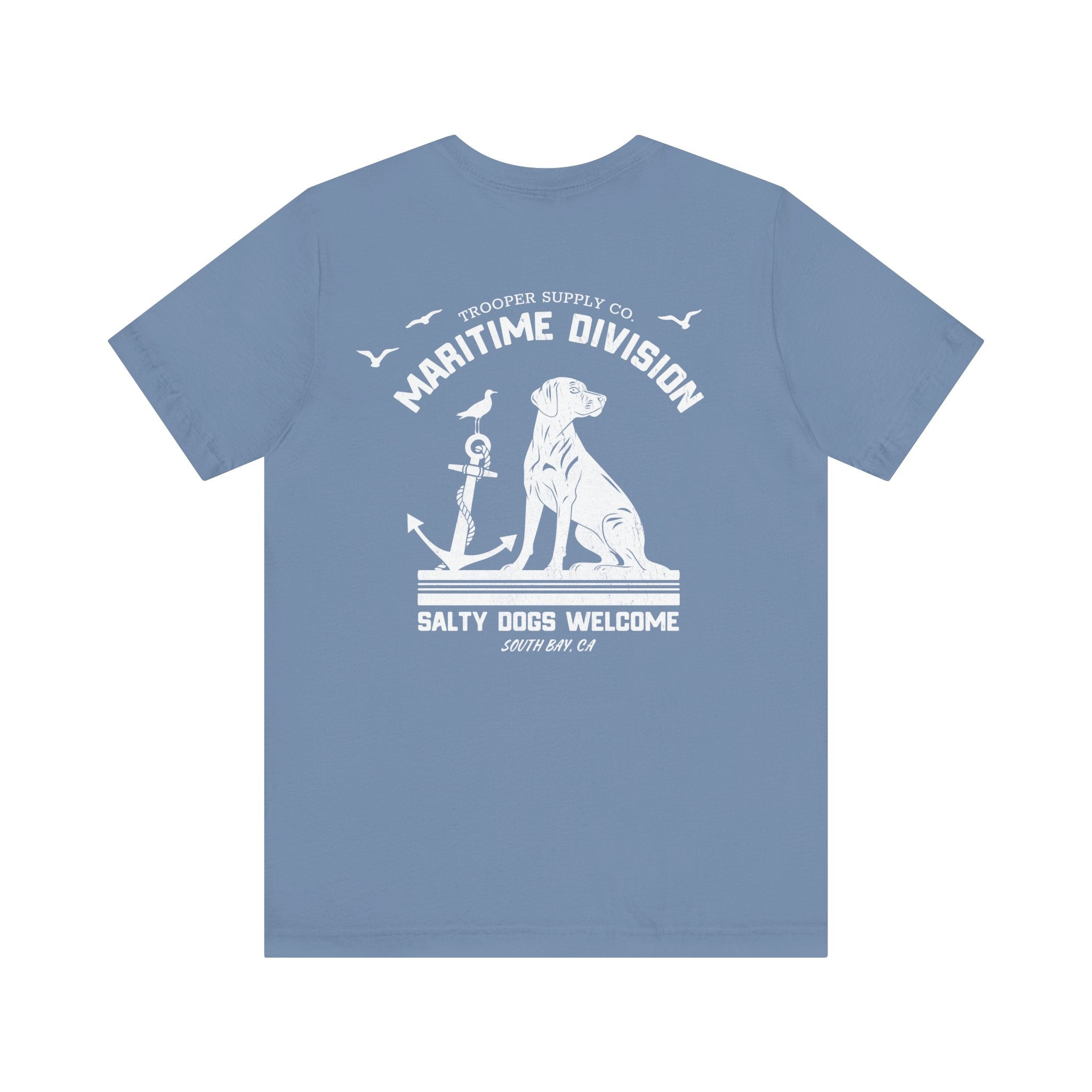 Salty Dogs Welcome - Canine Graphic Tee - Unisex Short Sleeve