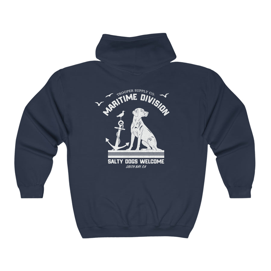 Maritime Division - Unisex Heavy Blend™ Full Zip Hooded Sweatshirt