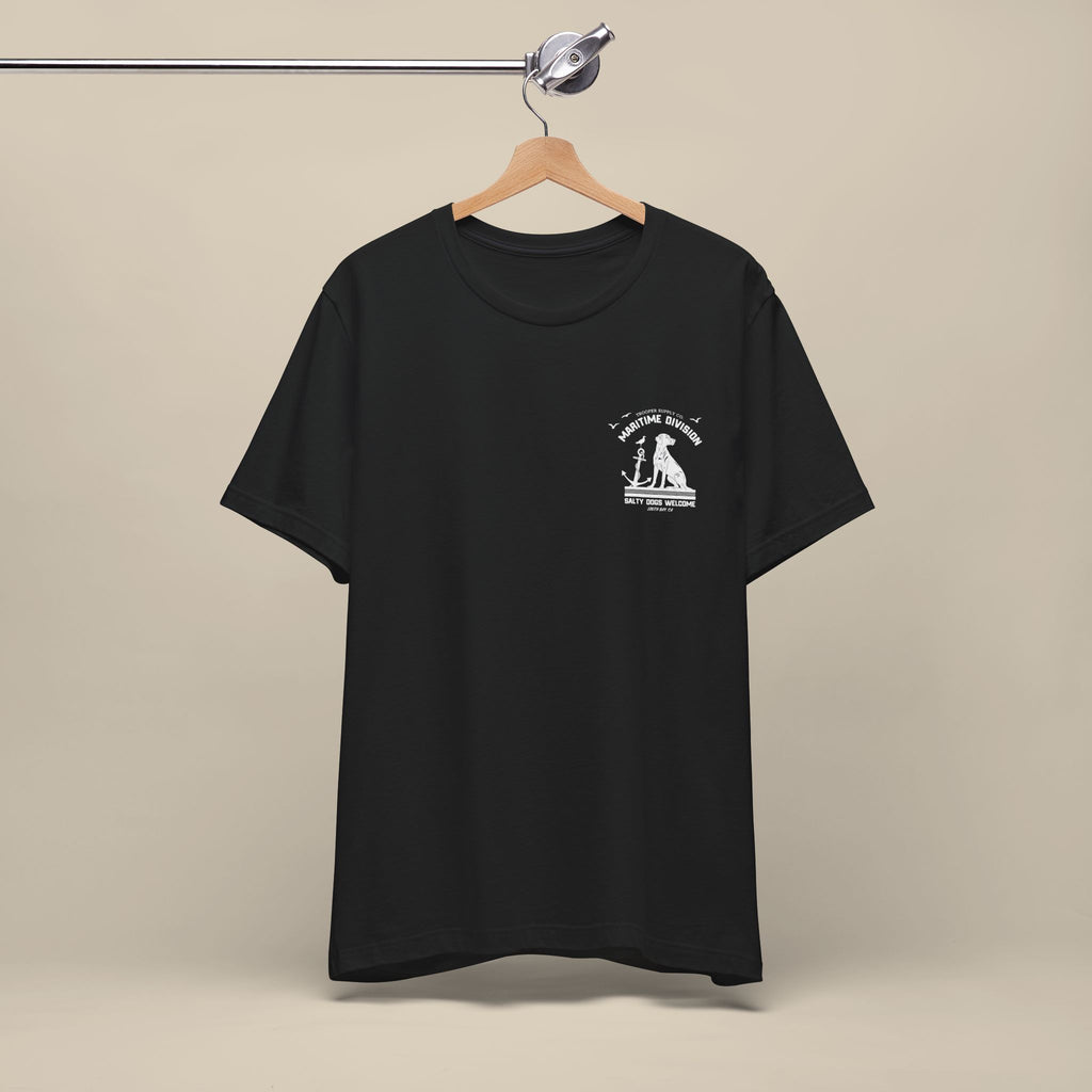 Salty Dogs Welcome - Canine Graphic Tee - Unisex Short Sleeve
