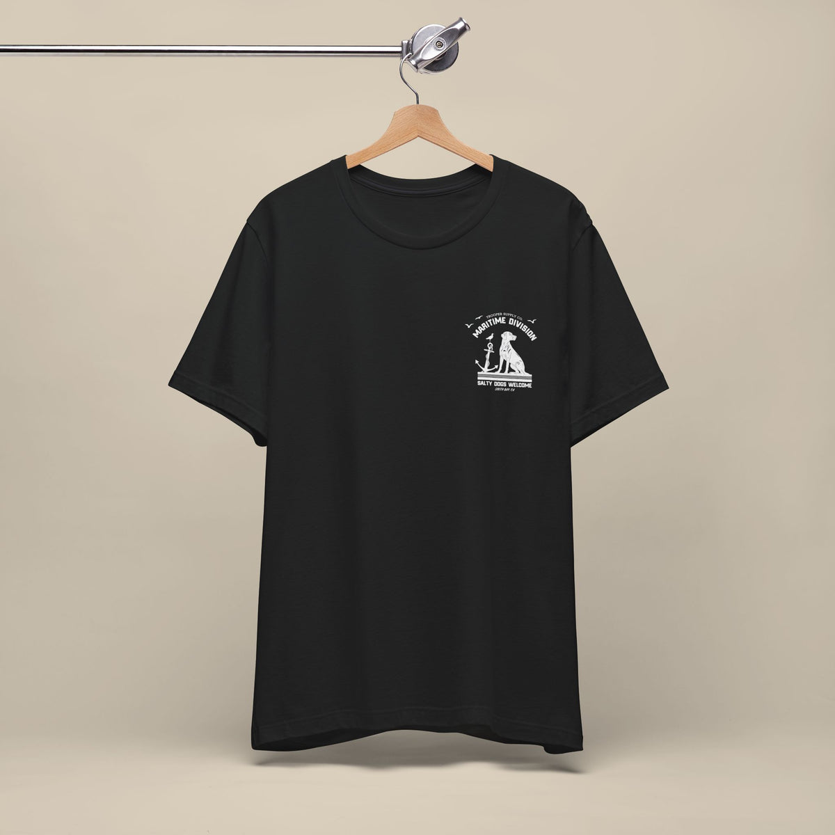 Salty Dogs Welcome - Canine Graphic Tee - Unisex Short Sleeve