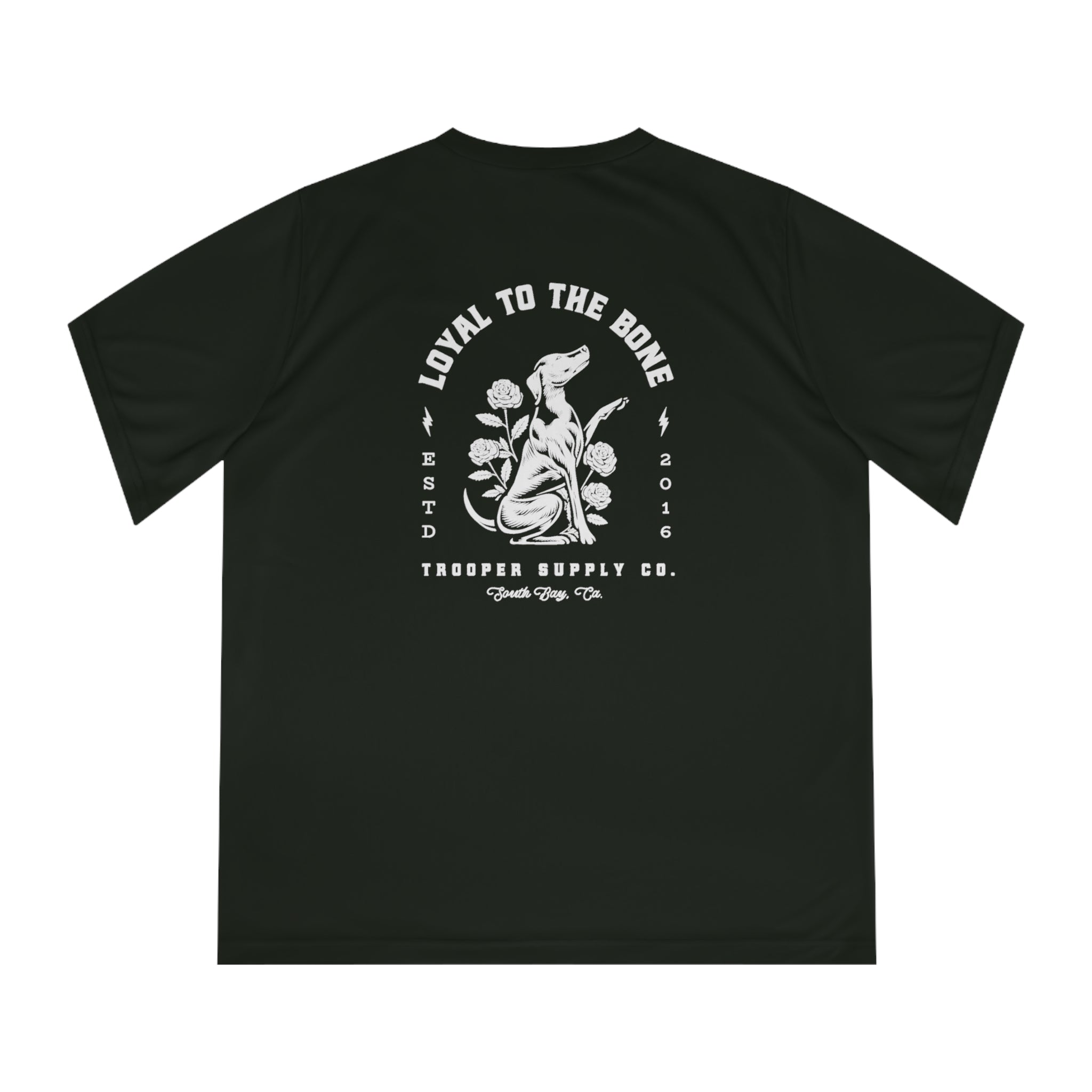 Loyal To The Bone - Women's Performance V-Neck Gym Workout T-Shirt