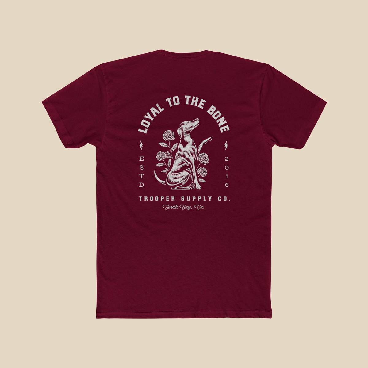 Loyal to the Bone Tee — Vintage Dog Graphic Crewneck