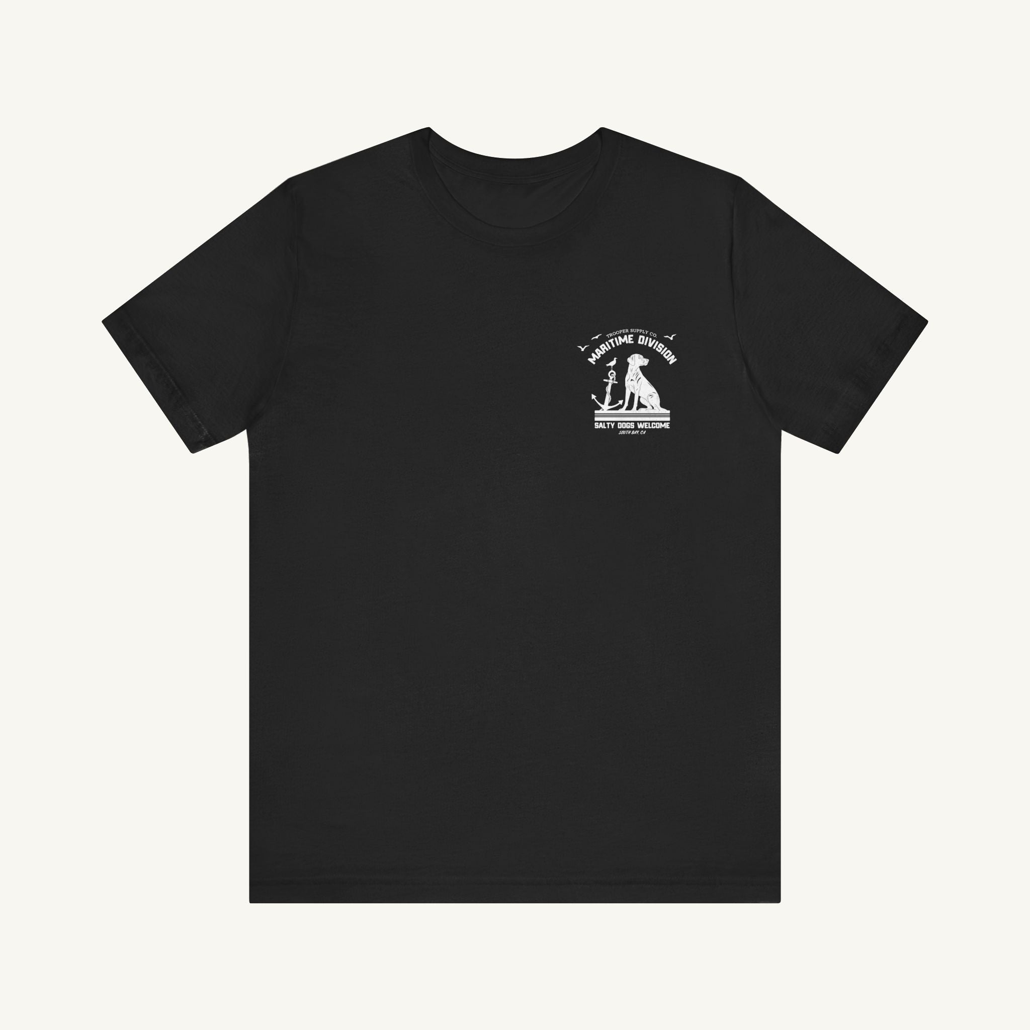 Salty Dogs Welcome - Canine Graphic Tee - Unisex Short Sleeve