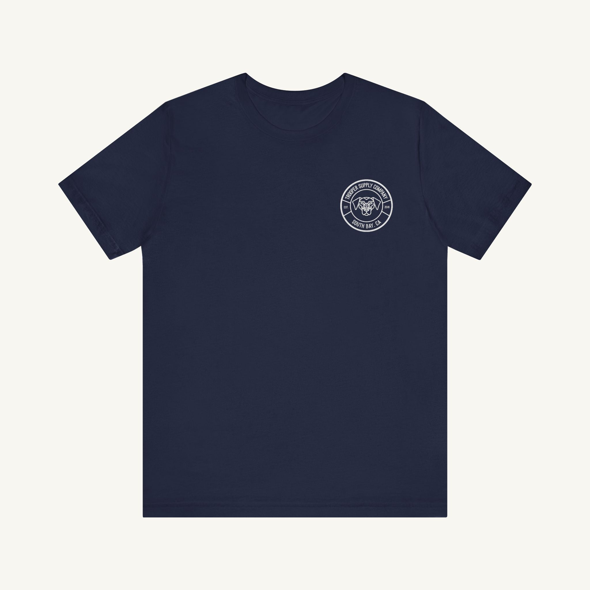 Trooper Supply Co. Logo Tee — South Bay Dog Graphic T-Shirt