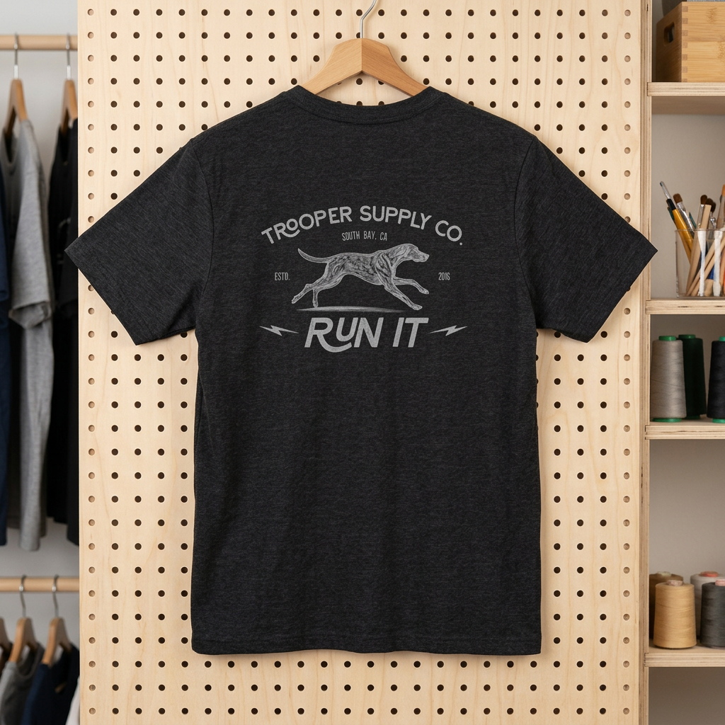 Run It - Unisex Jersey Short Sleeve Vintage Dog Graphic Tee
