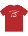 Run It - Unisex Jersey Short Sleeve Vintage Dog Graphic Tee