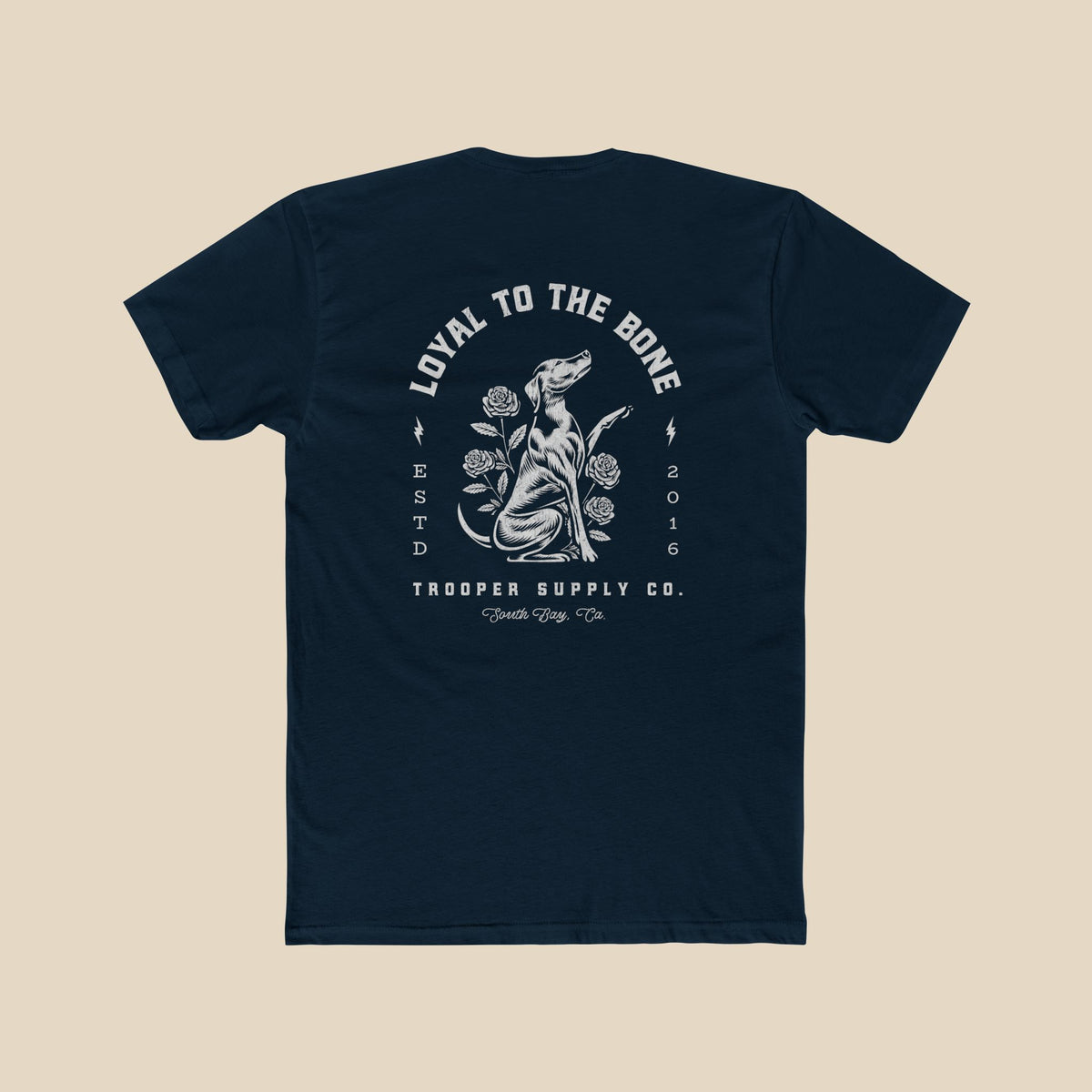 Loyal to the Bone Tee — Vintage Dog Graphic Crewneck