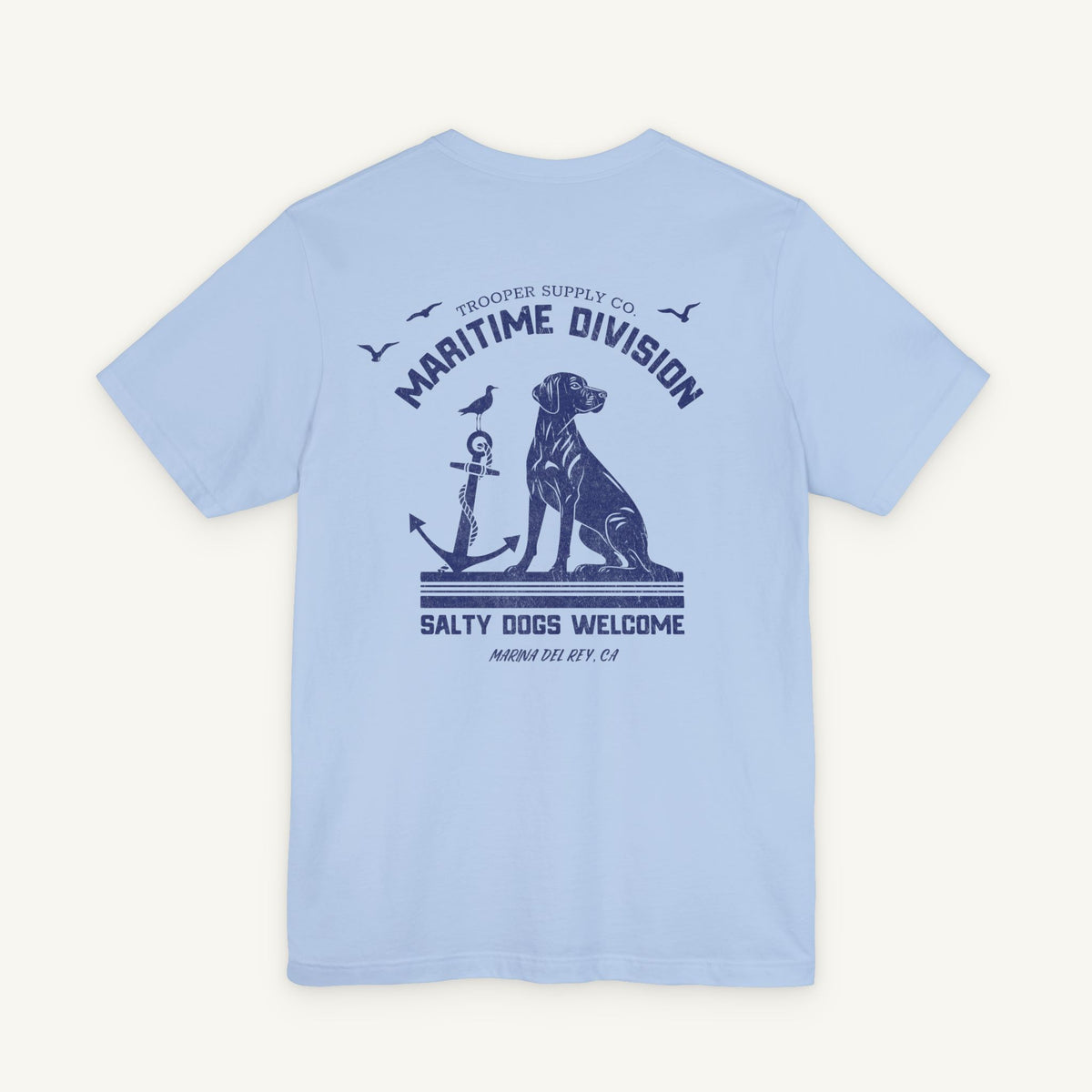 Salty Dogs Welcome - Canine Graphic Tee - Unisex Short Sleeve