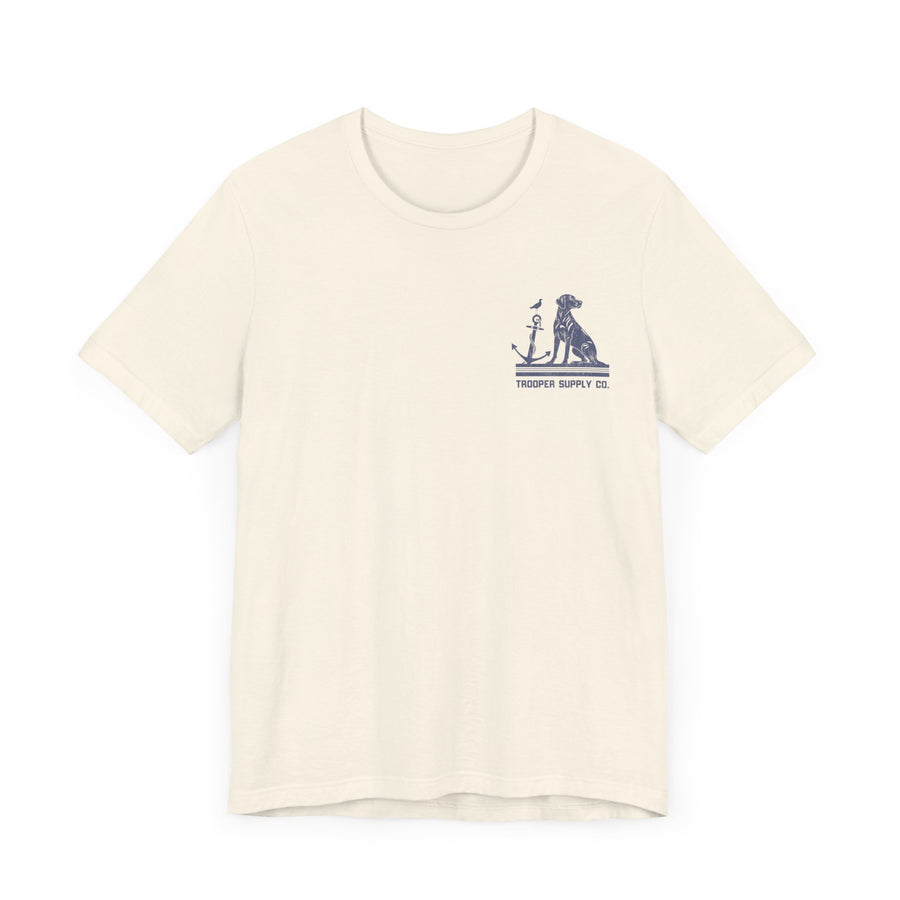 Maritime Division - Salty Dogs - Unisex Jersey Short Sleeve Canine Graphic Tee