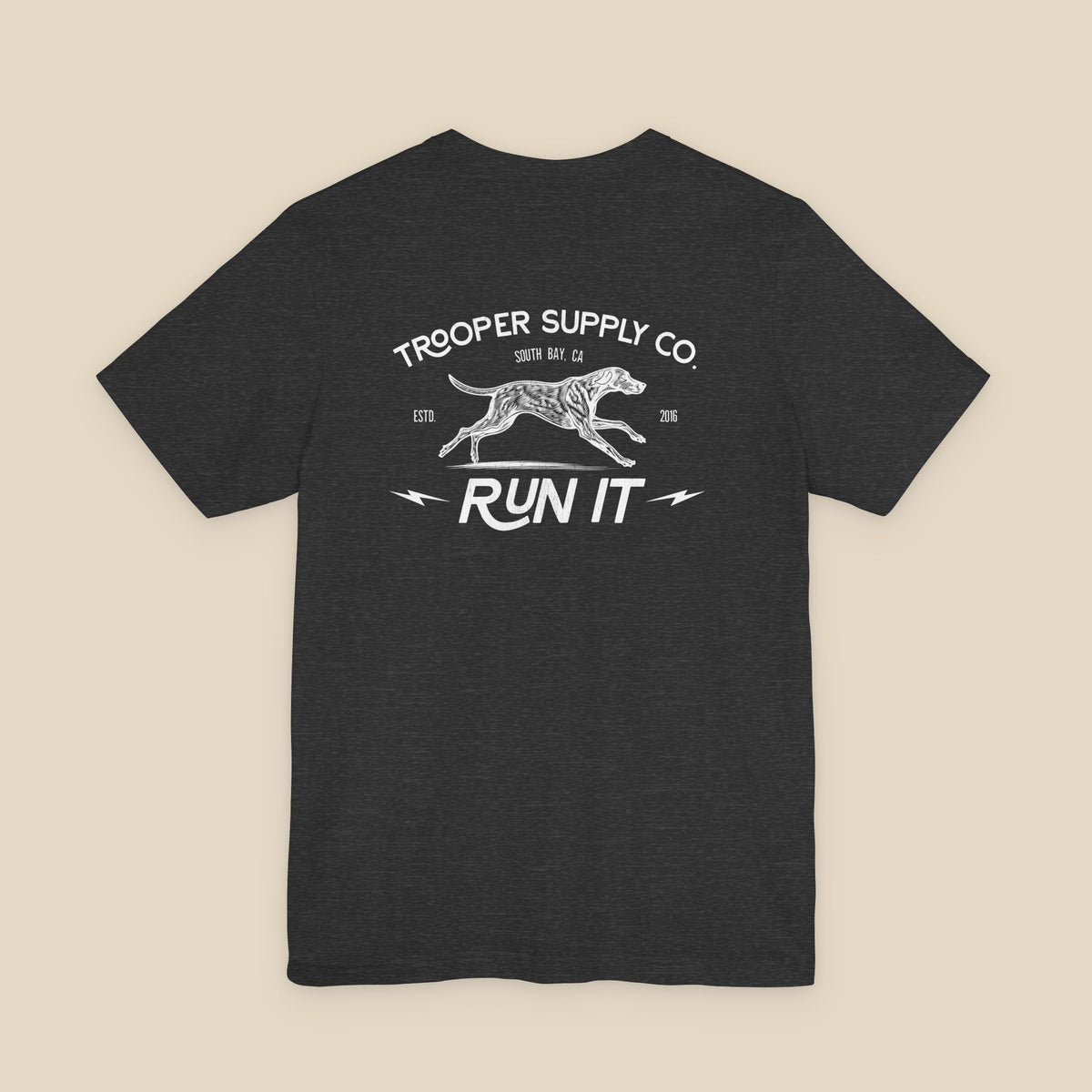 Run It - Unisex Jersey Short Sleeve Vintage Dog Graphic Tee