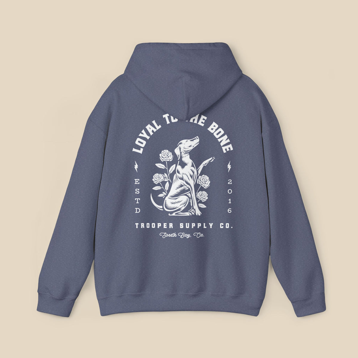 Vintage Dog Design - Loyal to the Bone Hoodie - Unisex