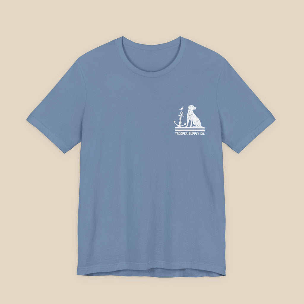 Salty Dogs Welcome - Canine Graphic Tee - Unisex Short Sleeve