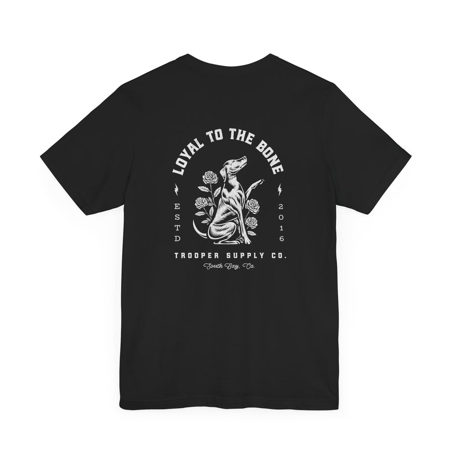 Loyal To The Bone - Unisex Jersey Short Sleeve Canine Graphic Tee