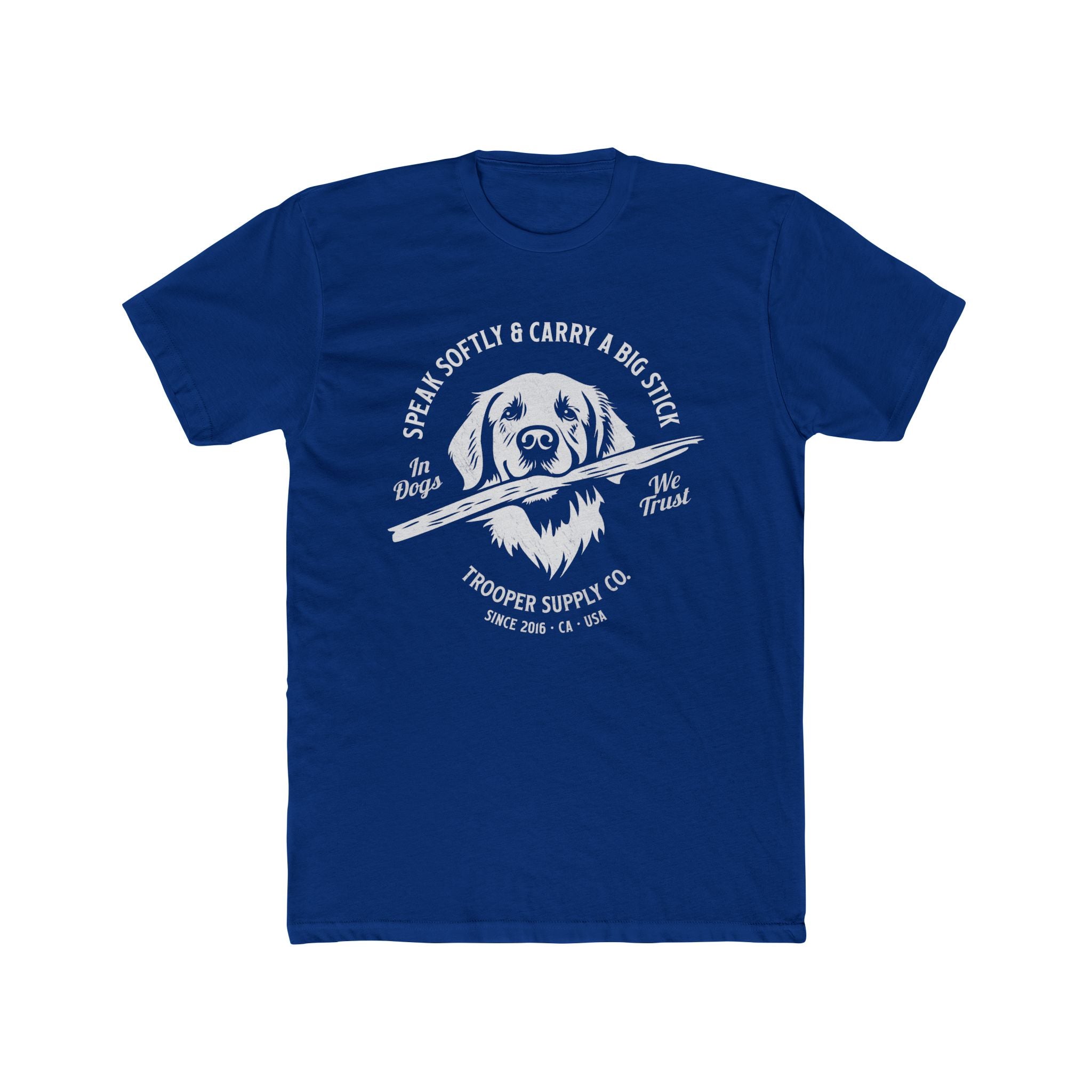 Golden Retriever Tee - Speak Softly and Carry A Big Stick