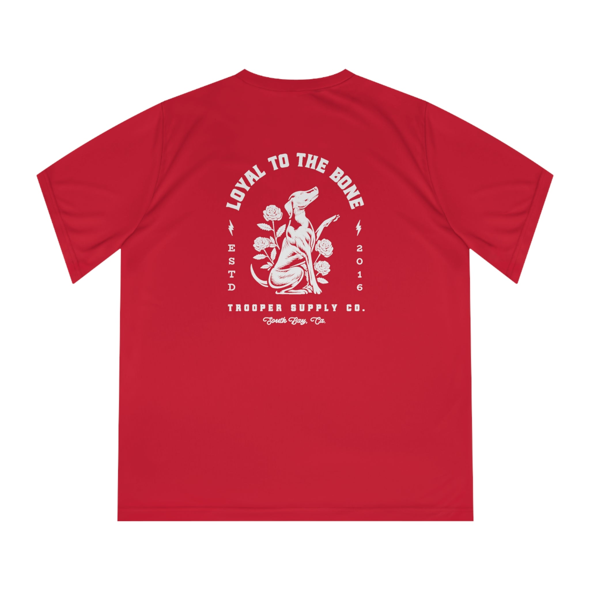 Loyal To The Bone - Women's Performance V-Neck Gym Workout T-Shirt