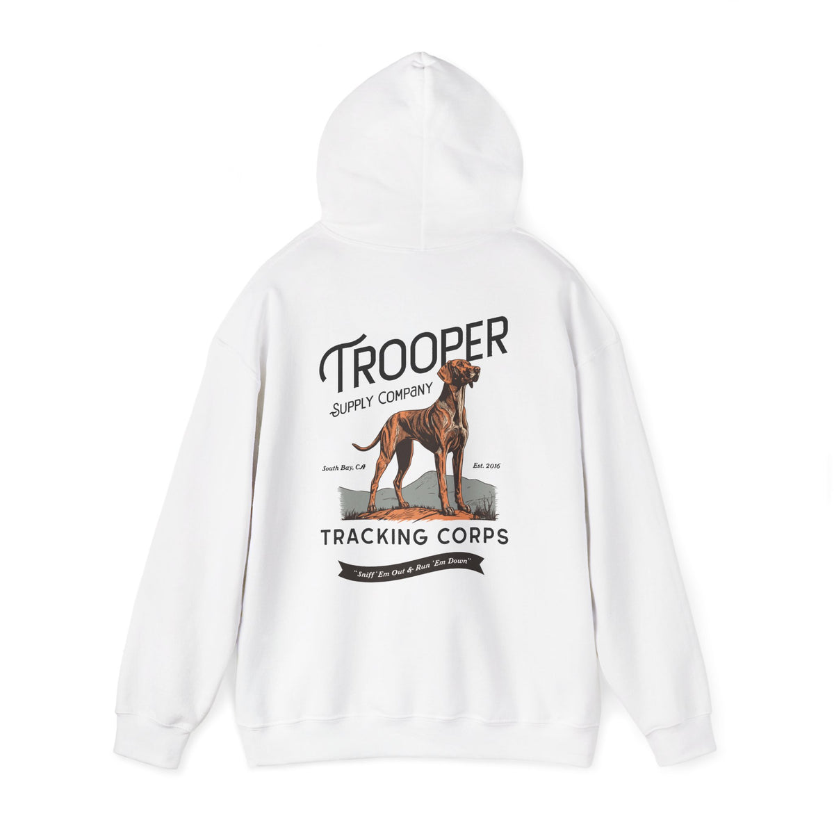 Tracking Corps Hoodie - Sniff 'Em Out & Run 'Em Down