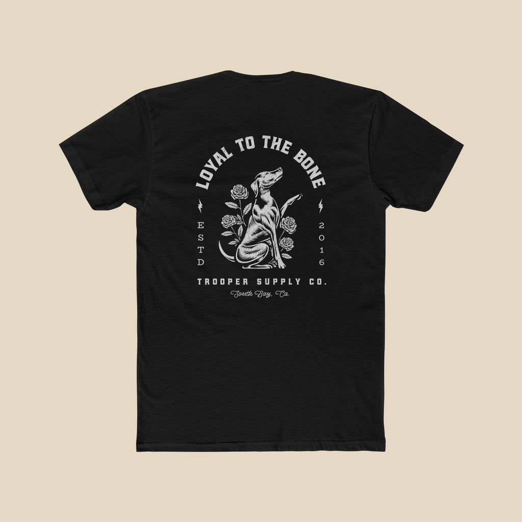 Loyal to the Bone Tee — Vintage Dog Graphic Crewneck