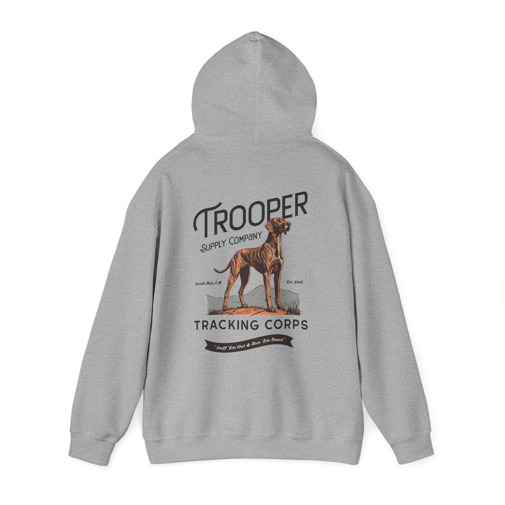 Tracking Corps Hoodie - Sniff 'Em Out & Run 'Em Down