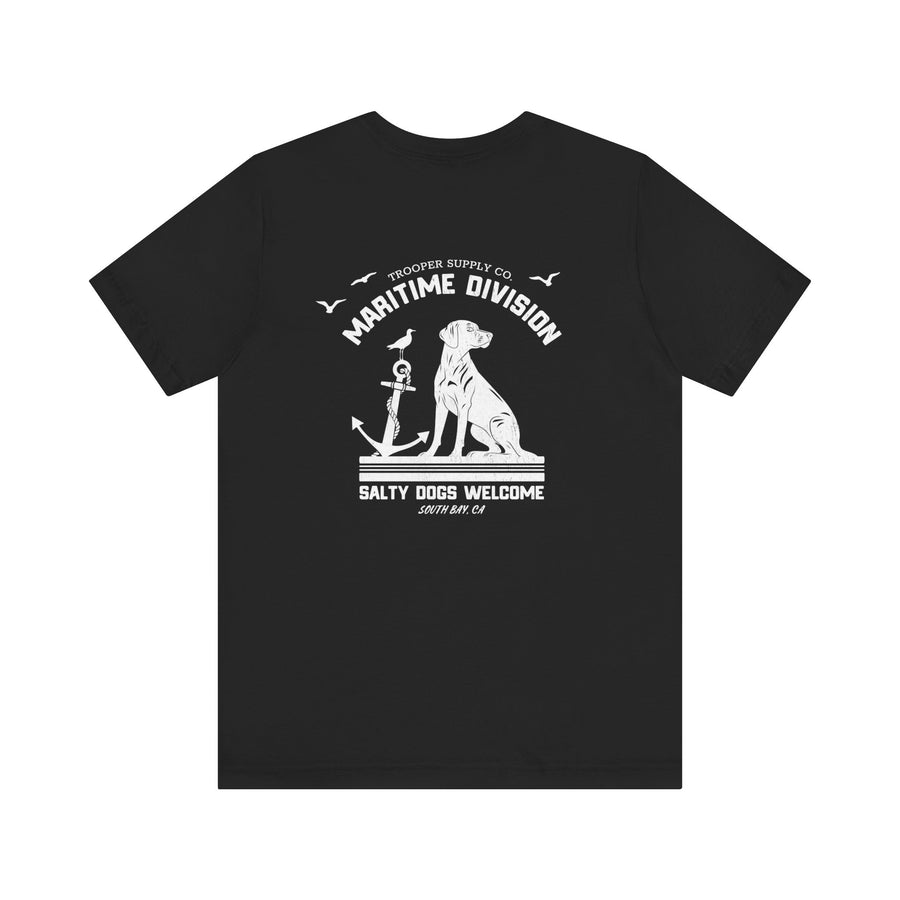 Maritime Division - Salty Dogs - Unisex Jersey Short Sleeve Canine Graphic Tee