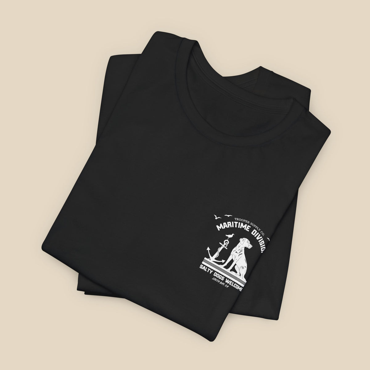 Salty Dogs Welcome - Canine Graphic Tee - Unisex Short Sleeve