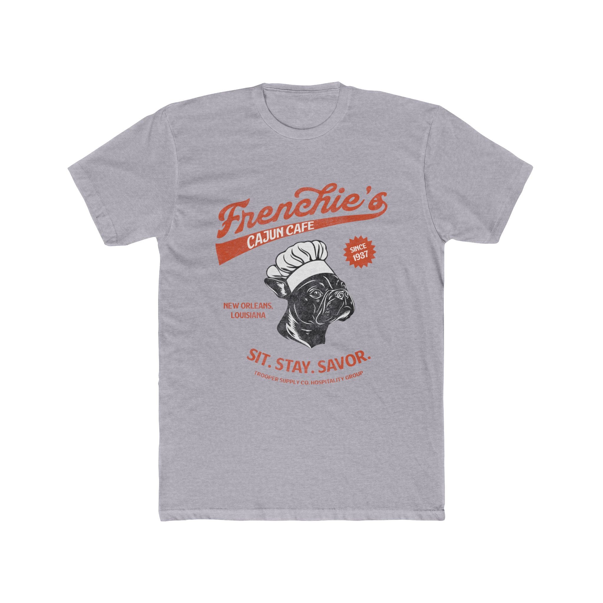 French Bulldog Tee - Frenchie's Cajun Cafe