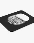 Mouse Pad (Rectangle) - Sugar Skull Design - Paz, Amor Y Perros