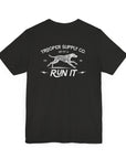 Run It - Unisex Jersey Short Sleeve Vintage Dog Graphic Tee