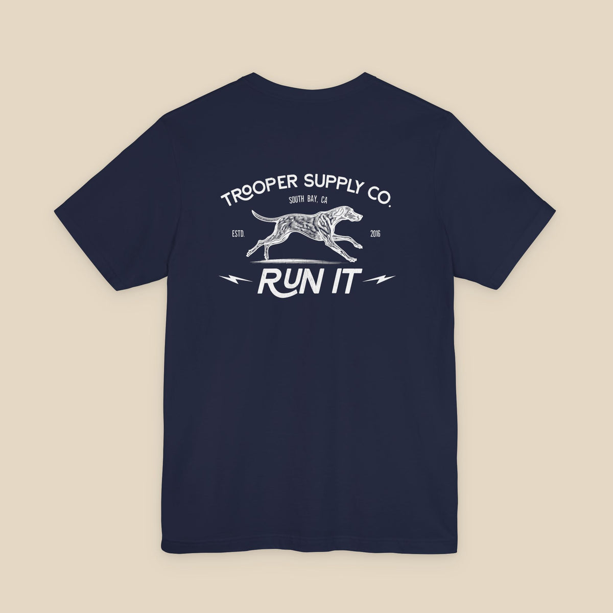 Run It - Unisex Jersey Short Sleeve Vintage Dog Graphic Tee